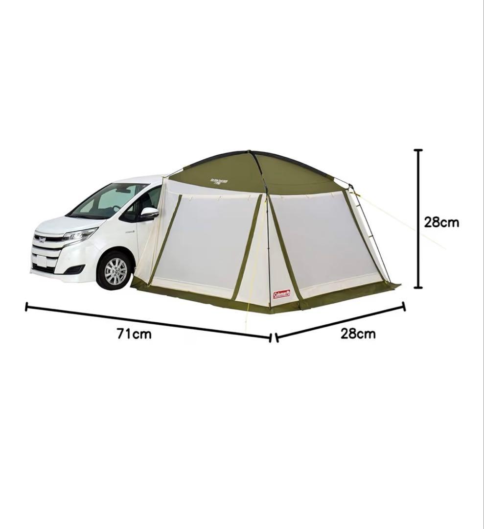 付属品完備 コールマン Car Side Tent 3025 カーサイドテント
