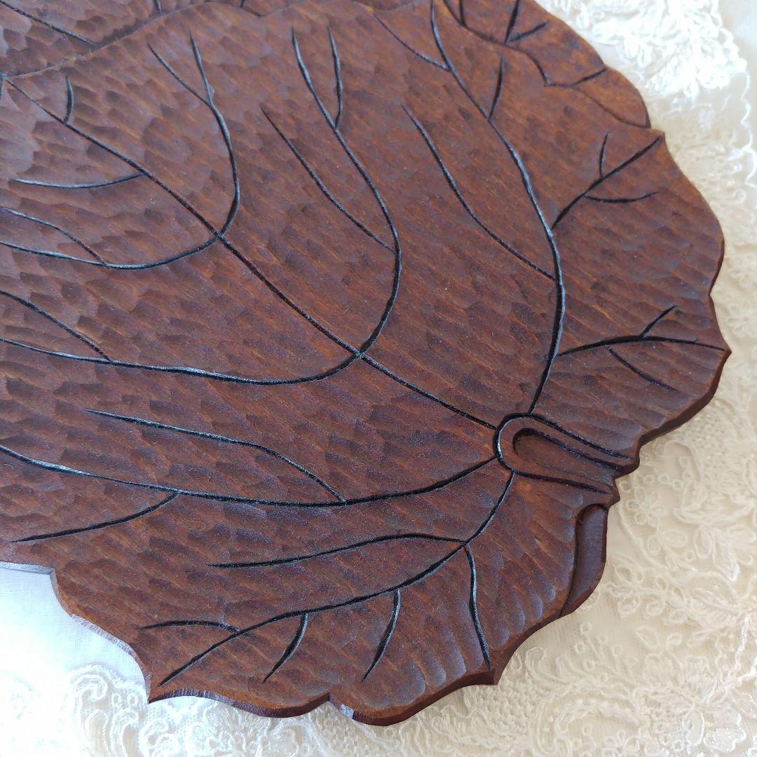 茶道具 菓子盆 菓子皿 作家もの 木製トレー 漆器 木工 中国茶 茶道 華道