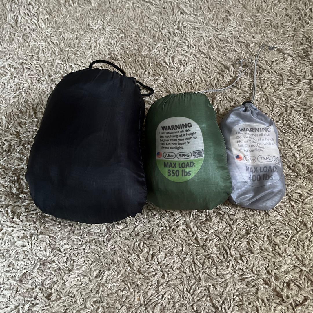 ハミングバードハンモックス ハンモック　ストラップ　バグネット　セット　値下げ中