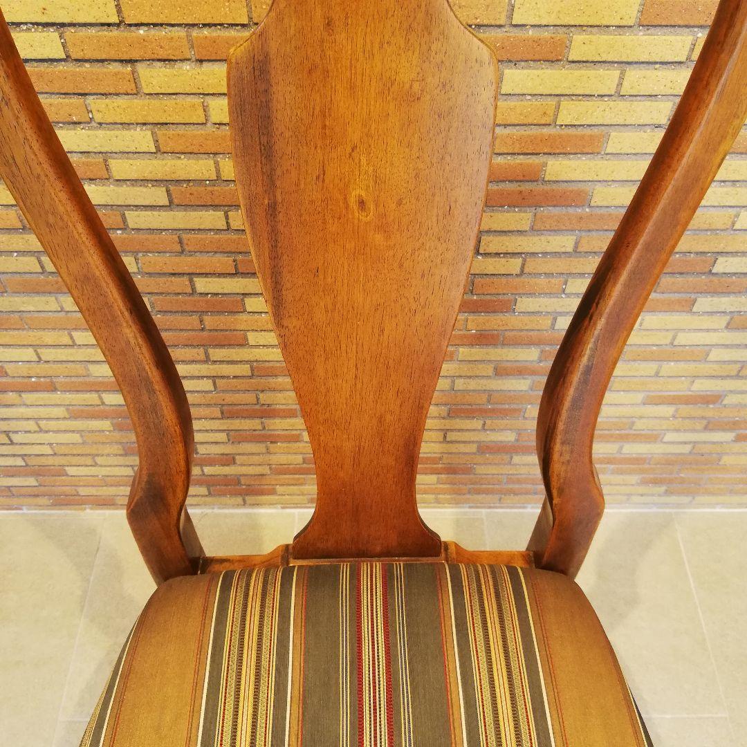 ◇アメリカ製　木製　ビンテージチェア｜椅子　猫脚　アンティーク