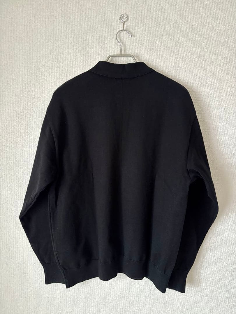 トップス BOUTIQUE LONG SLEEVE KNIT POLO SHIRT