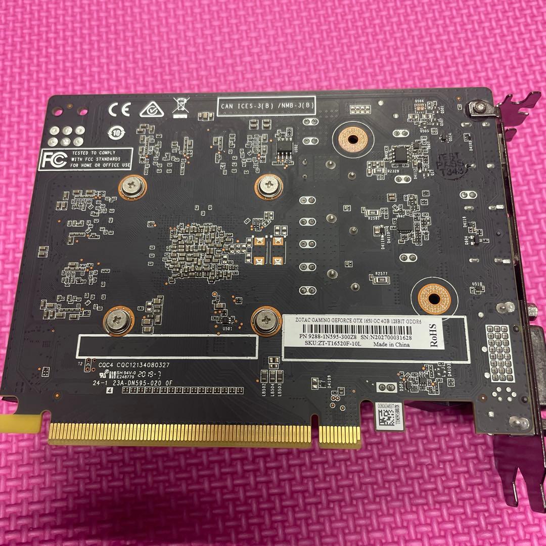 グラフィックボード・グラボ・ビデオカード ZOTAC GAMING GeForce GTX 1650 OC 4GB