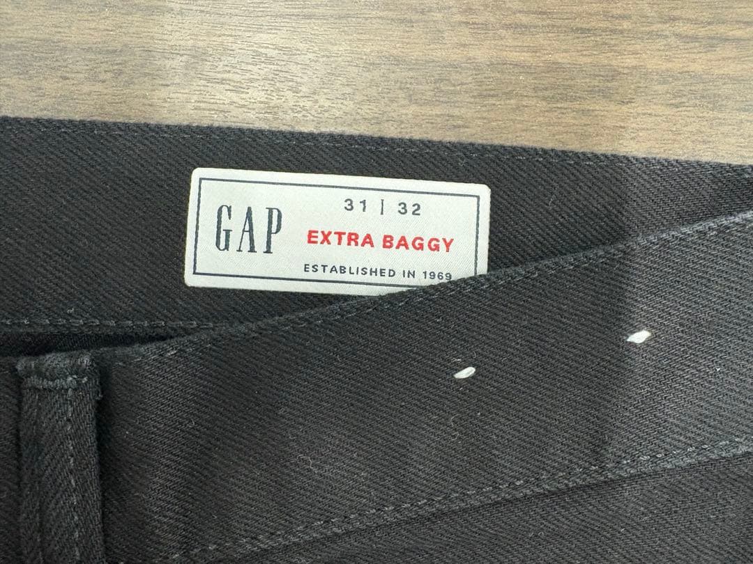 GAPスーパーバギーデニム31/32
