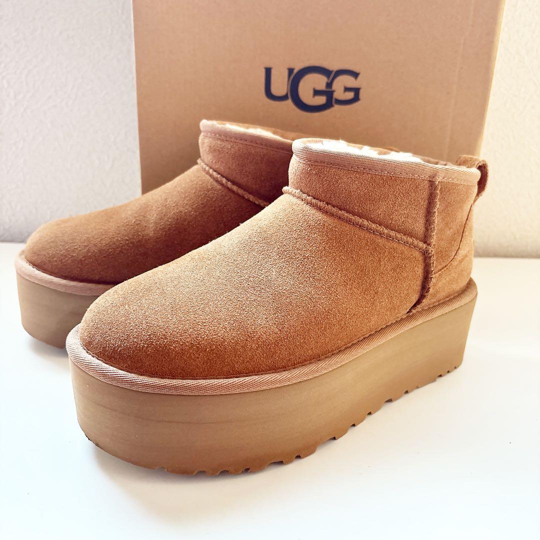 【正規品】UGG クラシック ウルトラ ミニ プラットフォーム　24