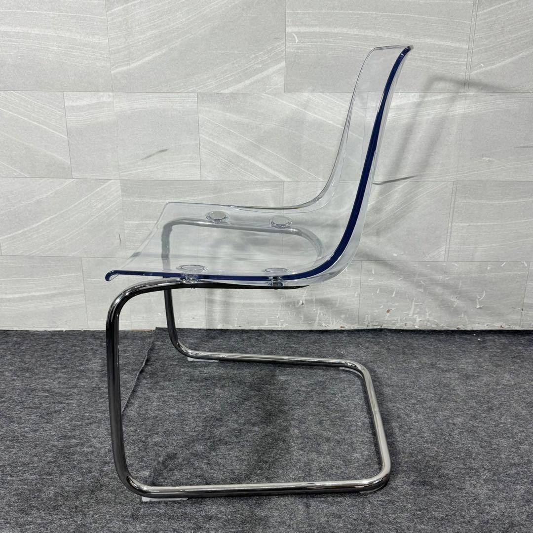 IKEA チェア トービアス 透明 ダイニング クリア TOBIAS d5106