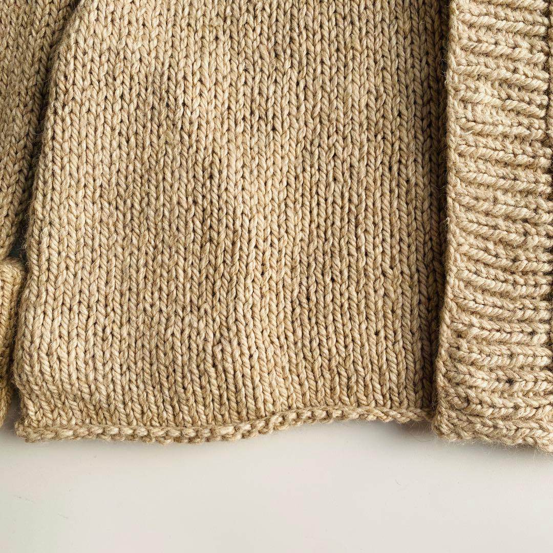 高級素材Y's ワイズ ニットカーディガン アンゴラ 絹 キャメル ヨージ