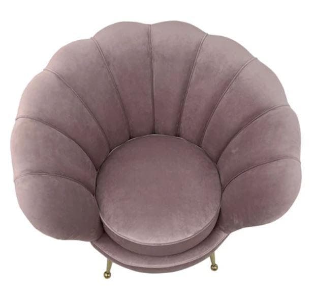 アームチェア ピンク 一人掛けソファ フェミニン  EH-2061-P