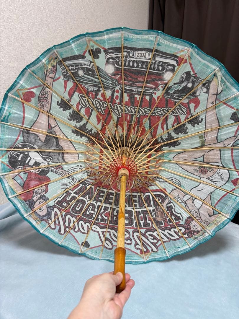 【超希少】ビバラスWeekend 20th Anniversary 日傘 竹