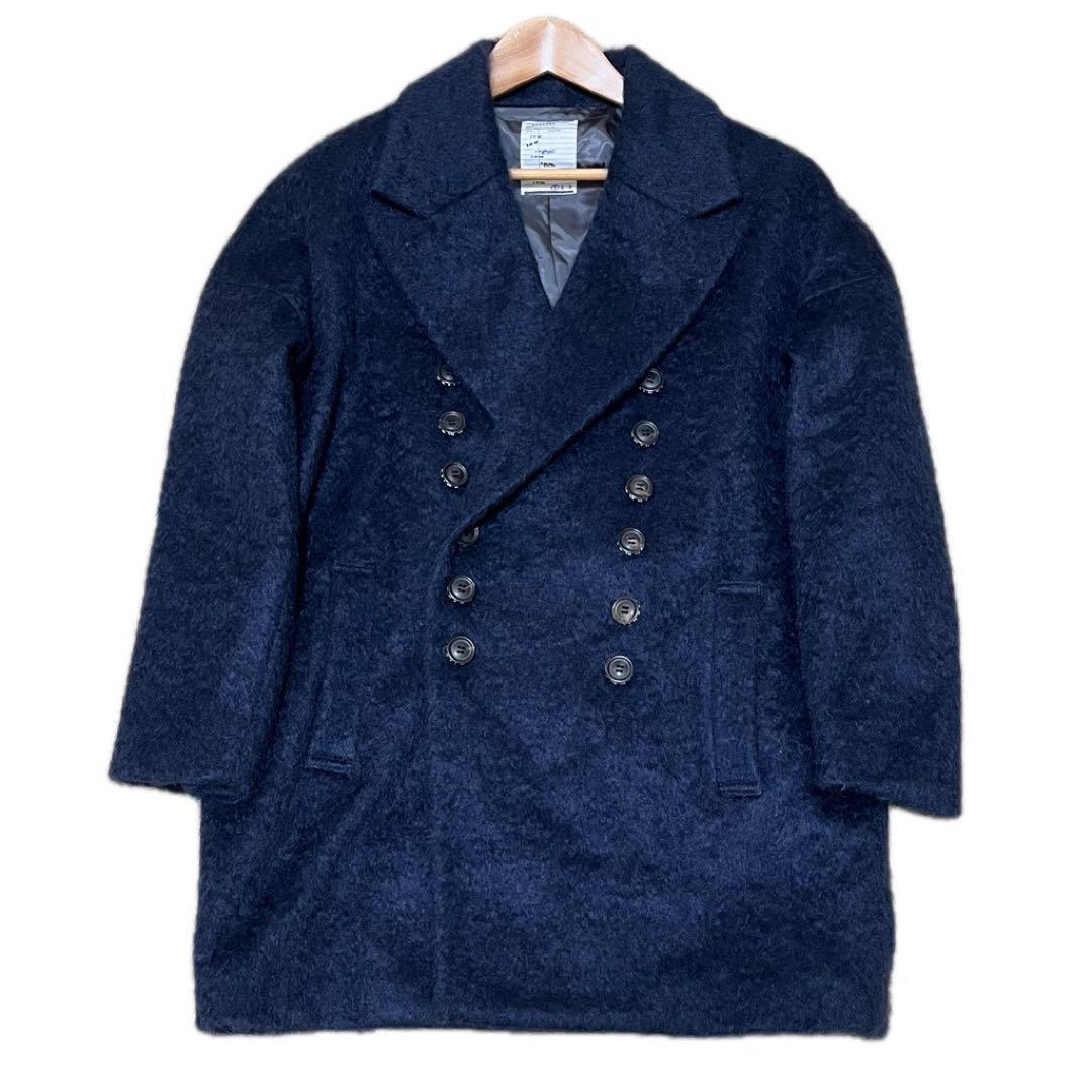 ✨極美品✨希少✨SHAREEF フランネル モヘア コクーンコート ネイビー 1