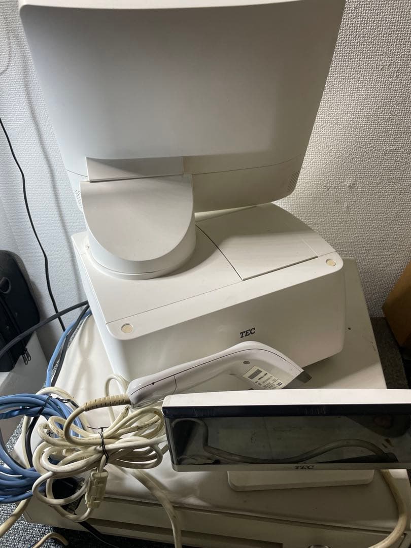 TEC POS端末 バーコードリーダー付き