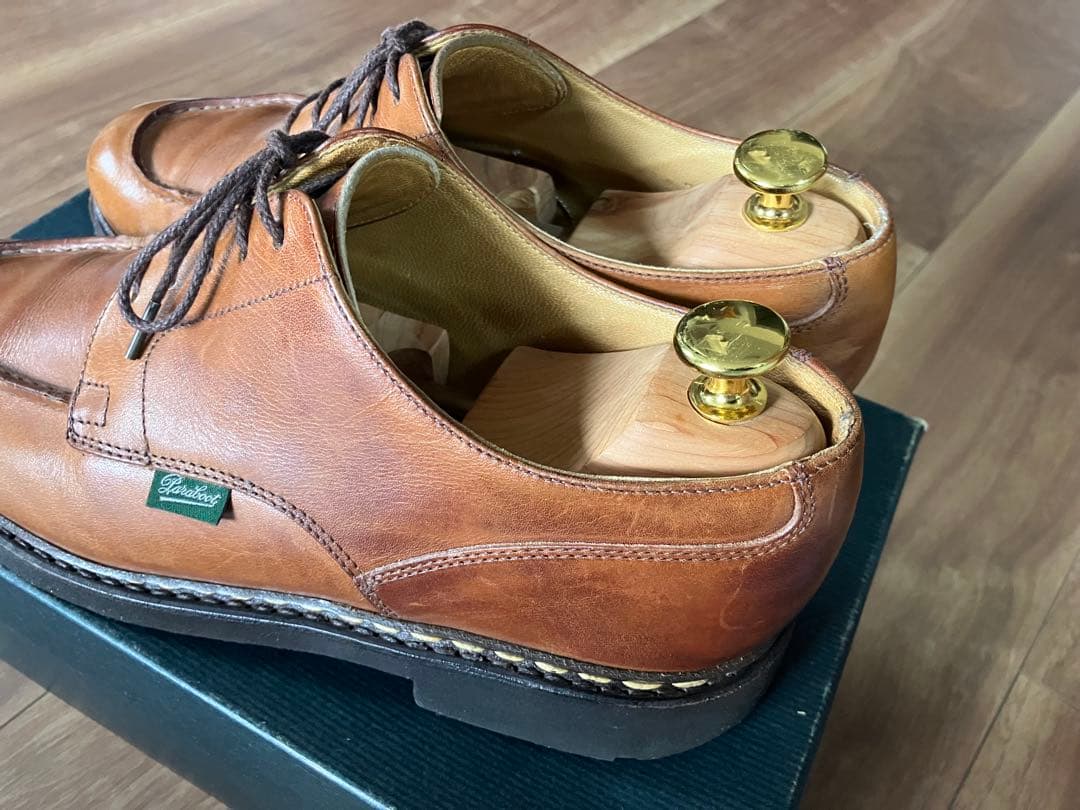 廃盤 希少色 Paraboot シャンボード ゴールド