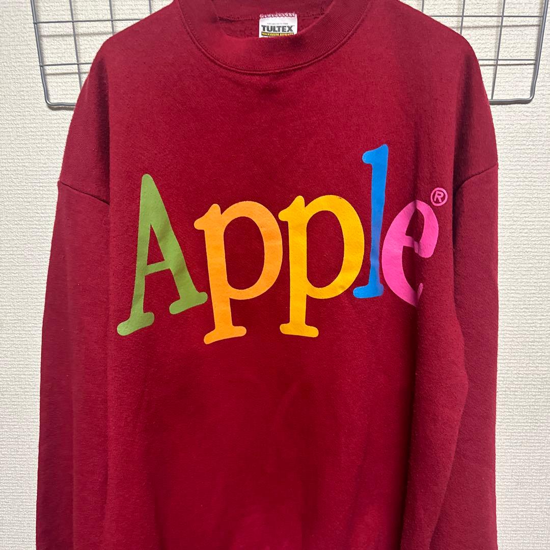 t*認様 90s Apple スウェット　ロゴ　企業　ヴィンテージ　使用感　毛玉