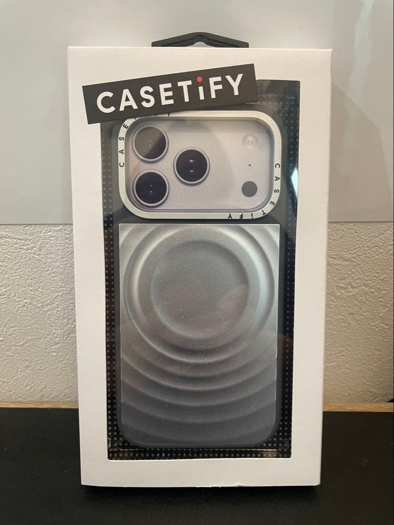 未使用 CASETIFY G-DRAGON シルバーウェーブケース 携帯ケース