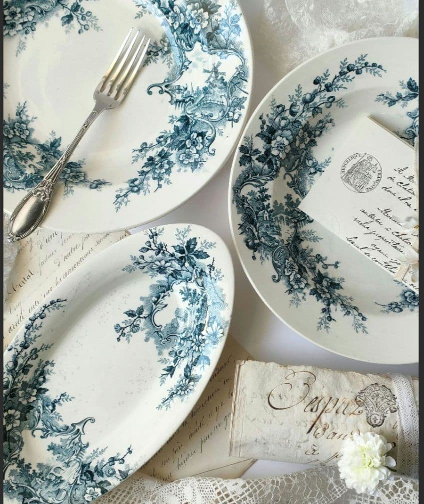 美品　ジョワジールロワ　ポンパドール　橋　フランスアンティーク