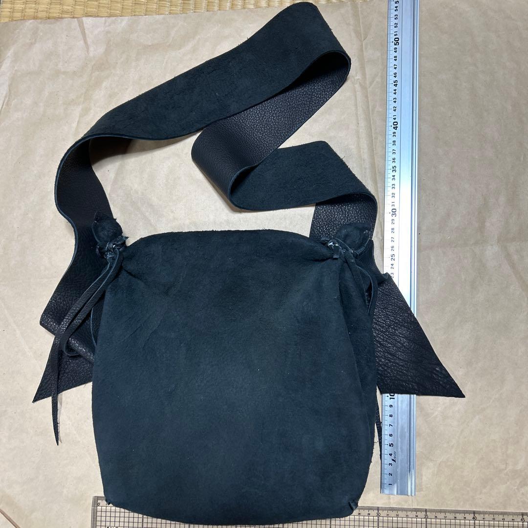 ガブリエール様　バッグ　黒スエード