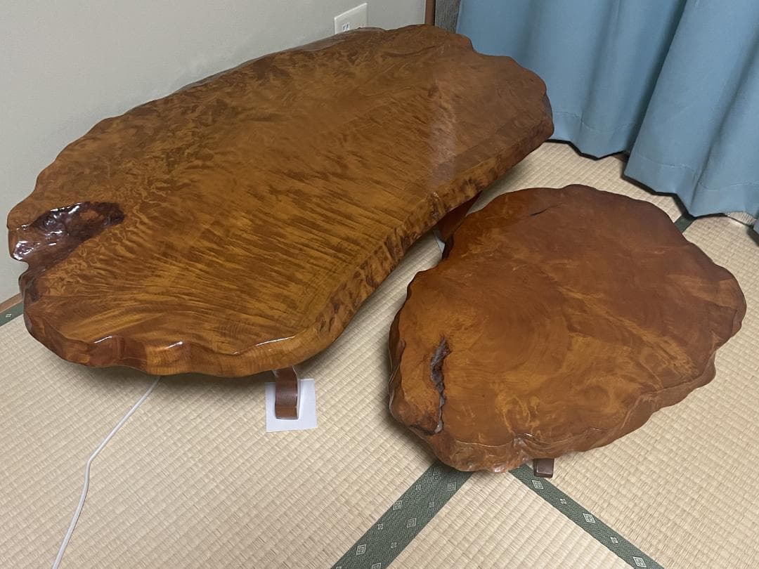 座卓 一枚板 花台