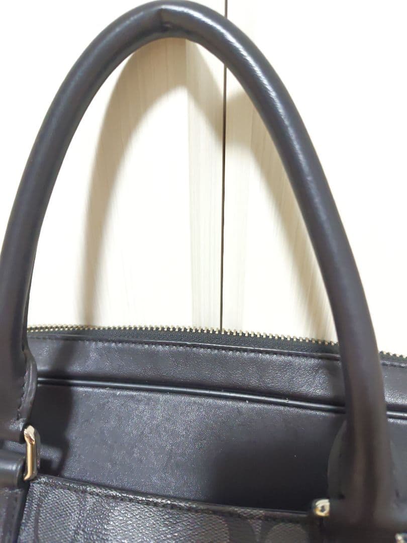 COACH コーチ ビジネスバッグ シグネチャー ブラック カードケース名刺入れ