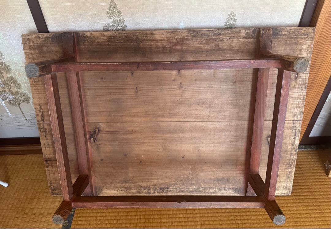 【和製アンティーク】明治大正期 座卓 ローテーブル 古民家家具 昭和レトロ