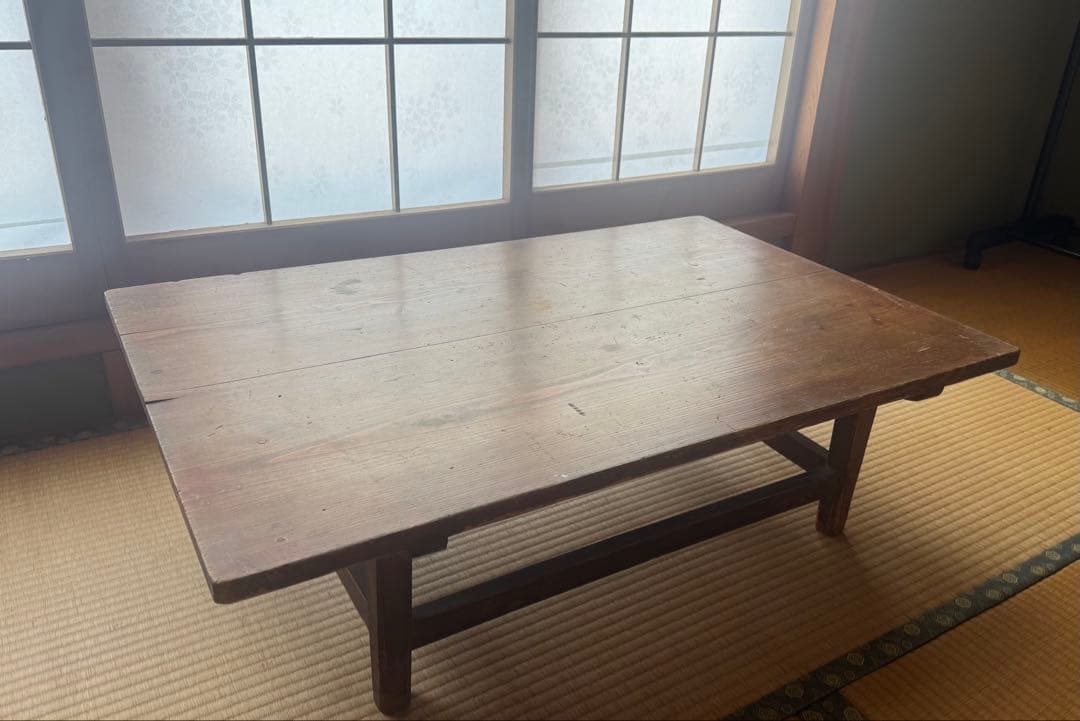 【和製アンティーク】明治大正期 座卓 ローテーブル 古民家家具 昭和レトロ