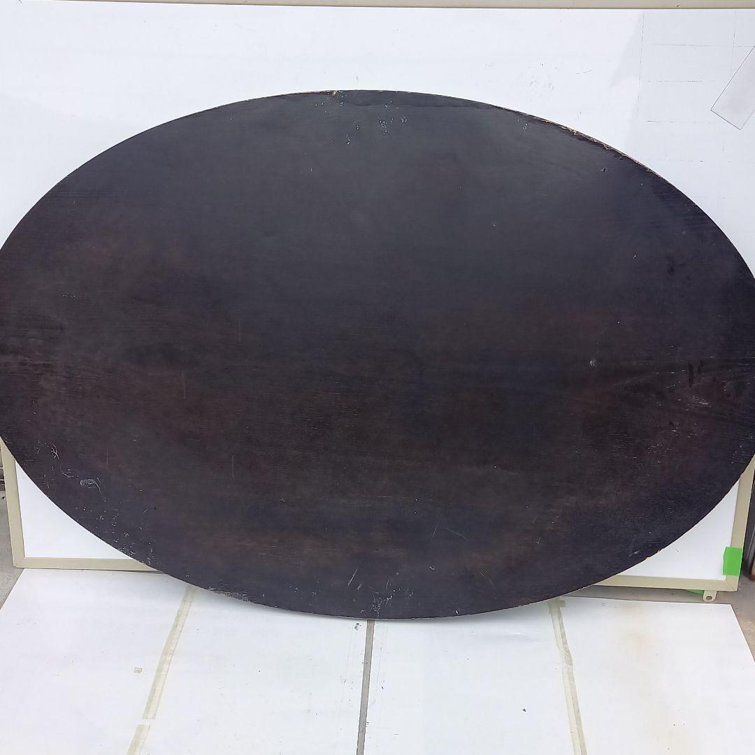 リビンズ　家具調こたつ 楕円形　　黒色