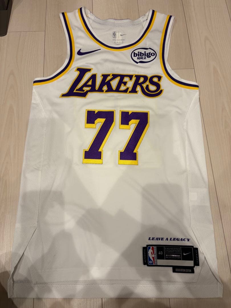レイカーズ　ドンチッチ　Authentic Jersey 40