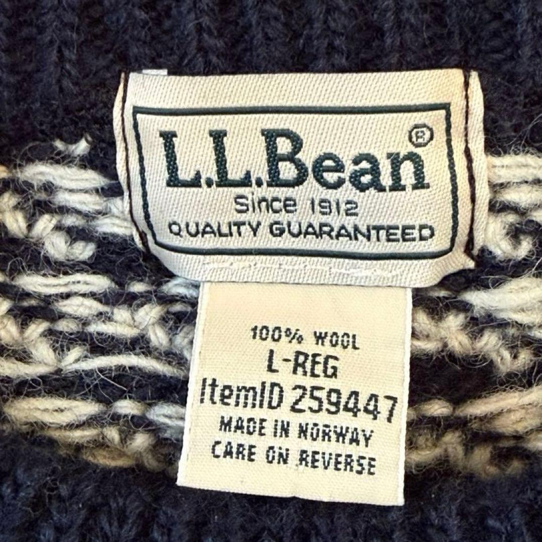 L.L.Bean バーズアイニット ネイビー