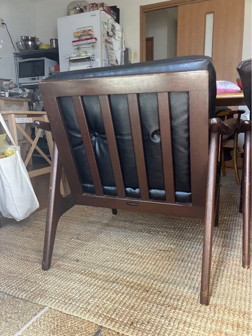 ビンテージレザーソファ
