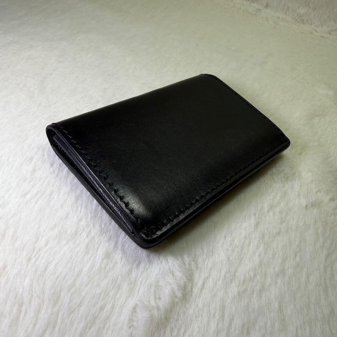 Hender Scheme 黒 レザー 名刺入れ　カードケース　定期入れ