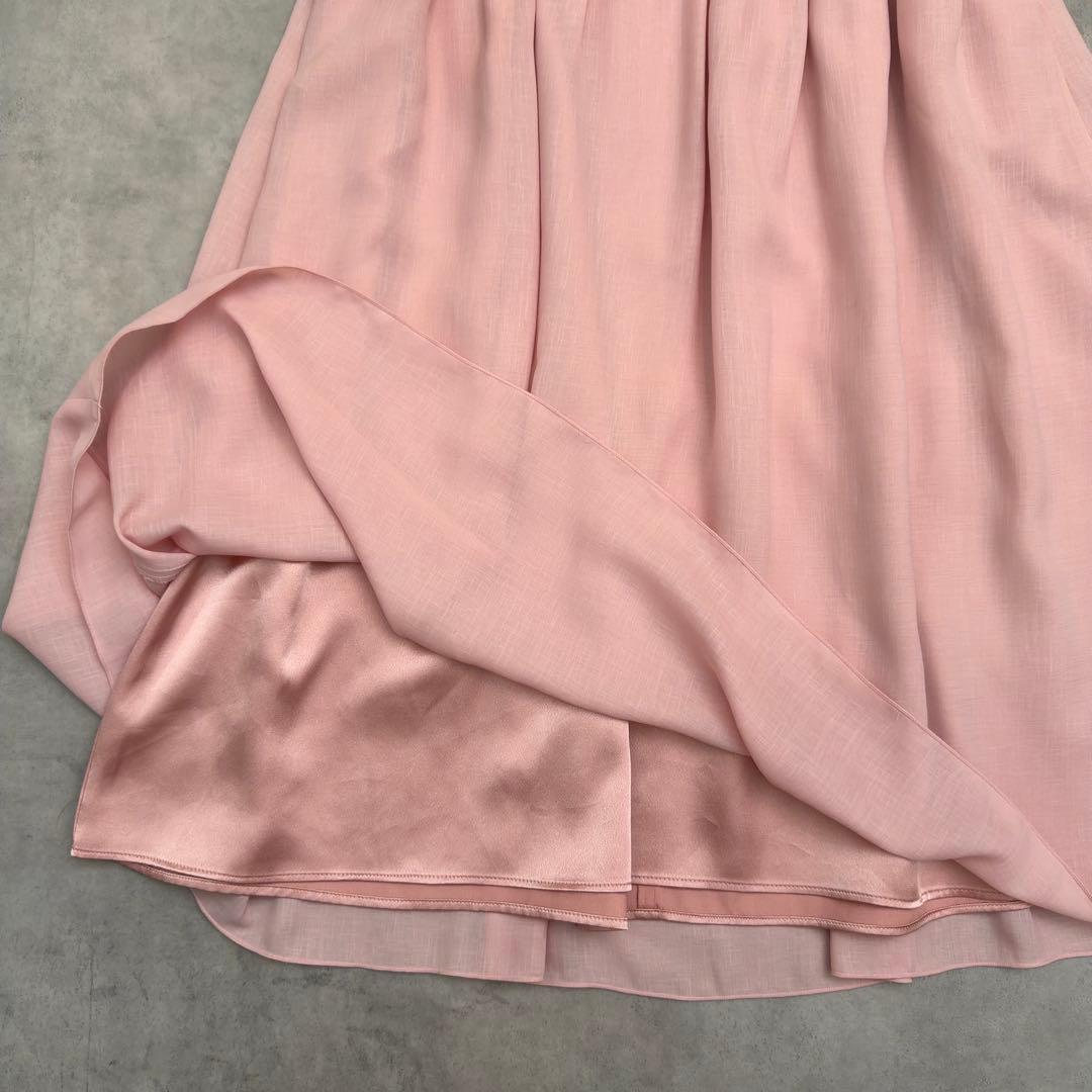 取引中 【FOXEY NEWYORK】ノースリーブワンピース ペールピンク 40