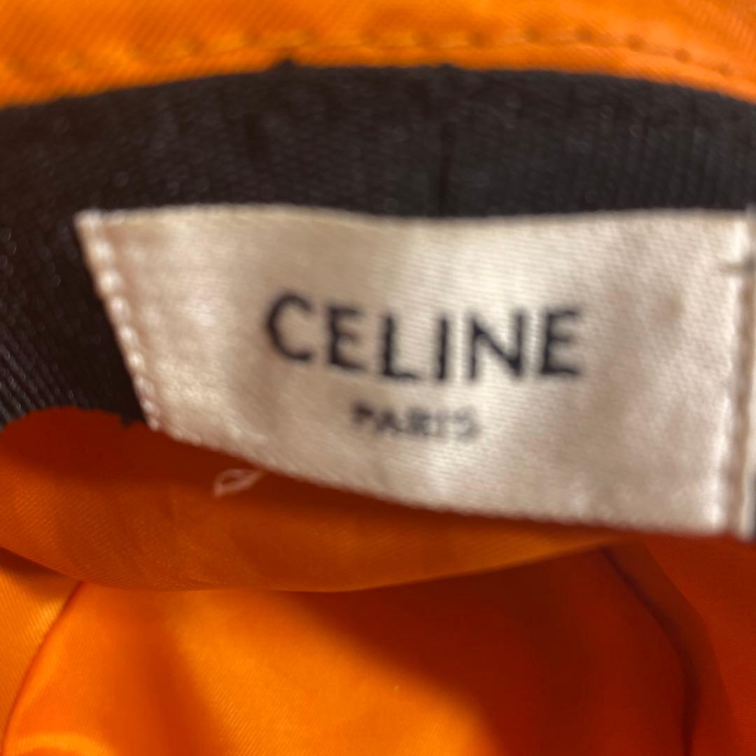 CELINE キルティングハット Mサイズ ブラック