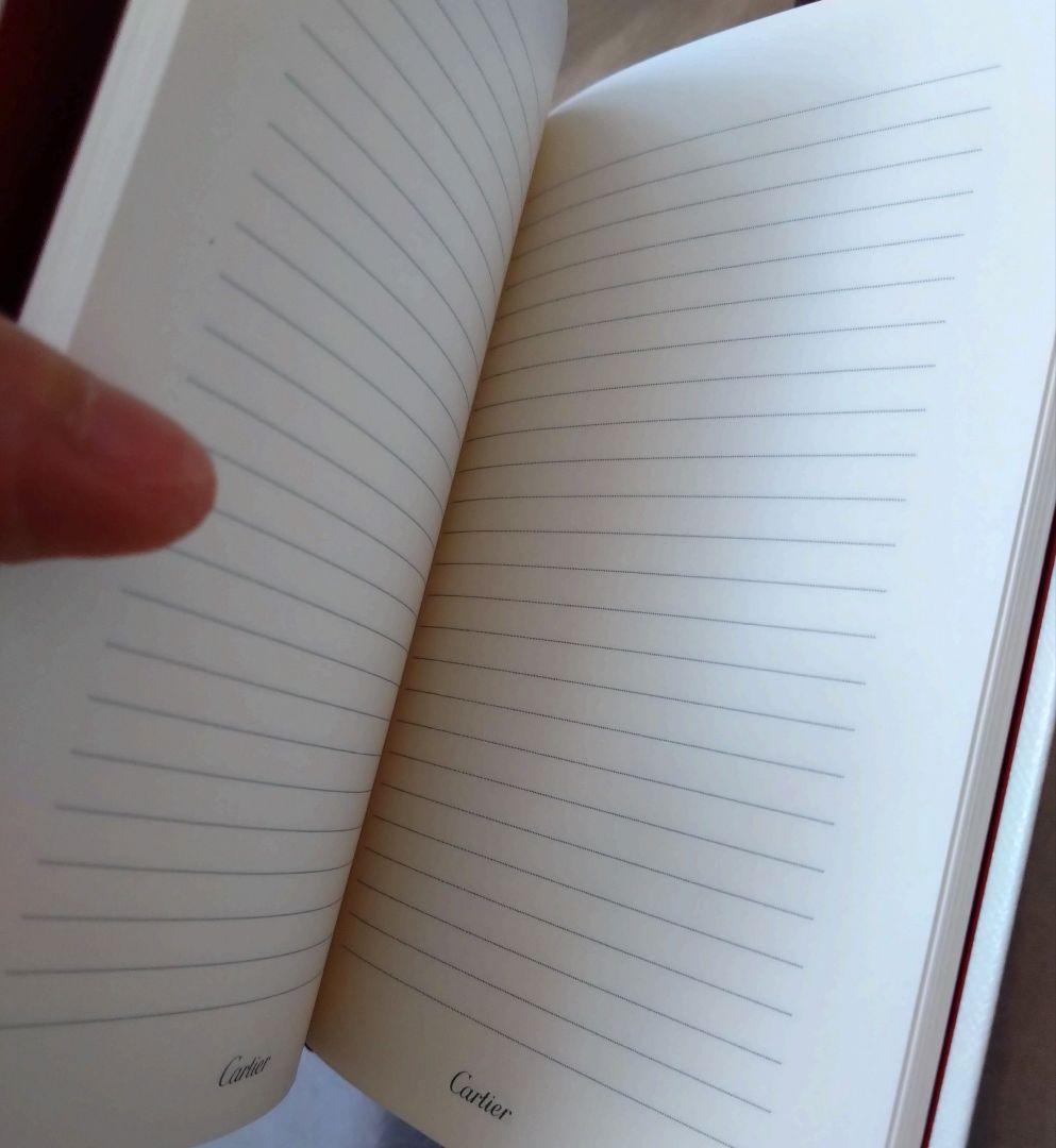 Cartier ノート2冊セット 白赤 豹デザイン　24時間限定！