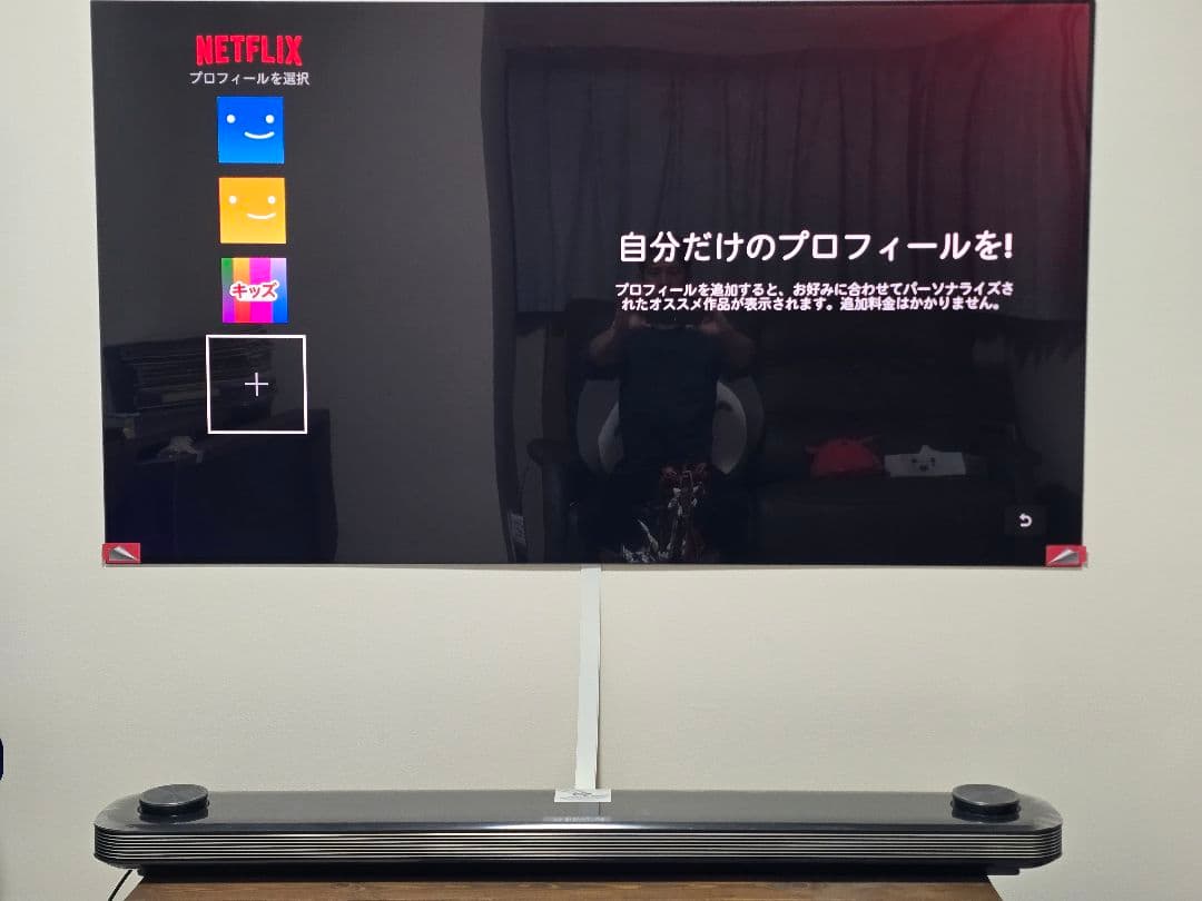 LG SIGNATURE 65インチ 壁がけ有機ELテレビ