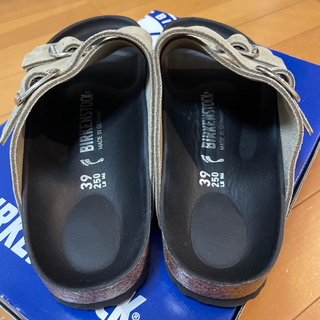 【別注】BIRKENSTOCK ZURICH トープ/サンダル 39