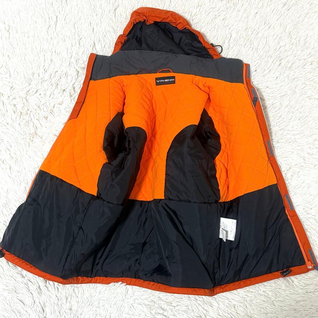 【美品】フェニックス スキーウェア フード 上下セット サイズM 人気 ロゴ