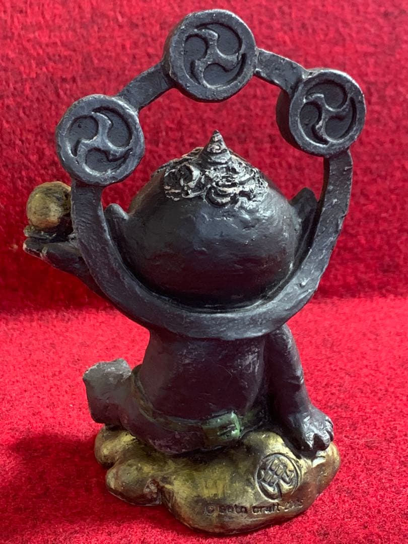 セトクラフト ヴィンテージ　鬼っ子置物３体セット 縁起物 開運 魔除け 節分