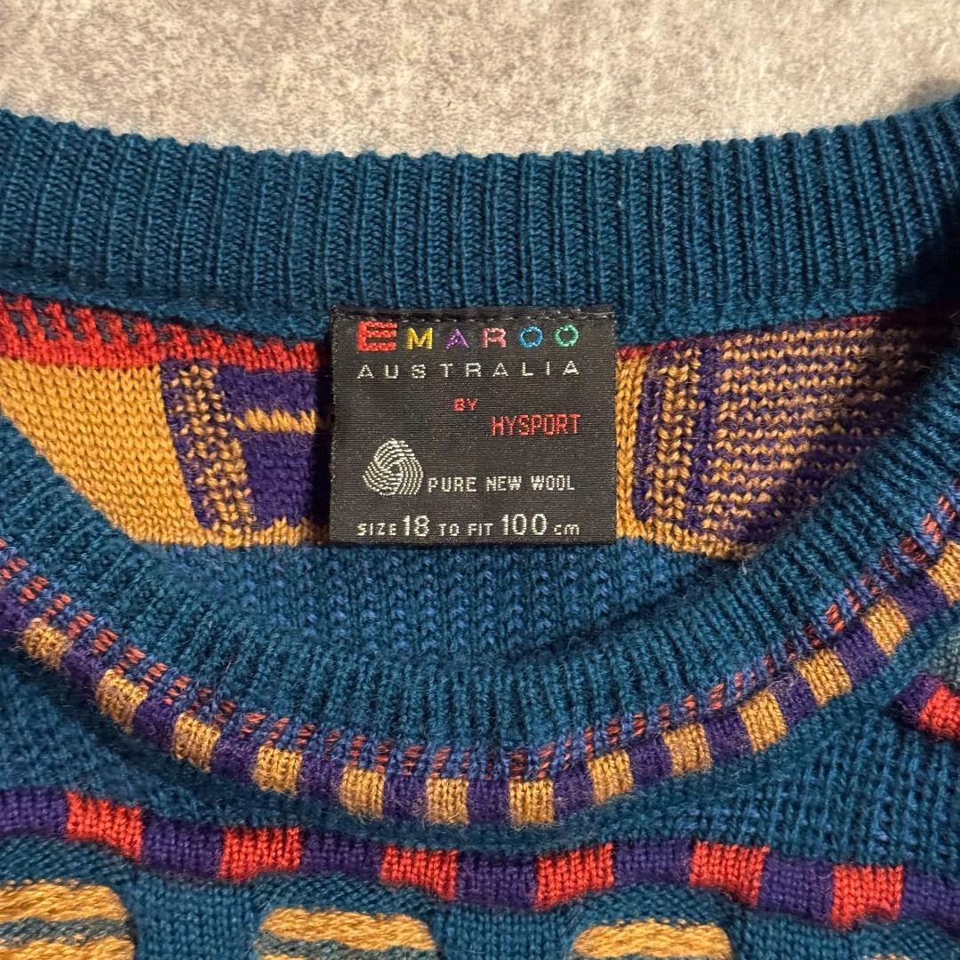 好配色◎ EMAROO AUSTRALIA 3D ニット DM1022