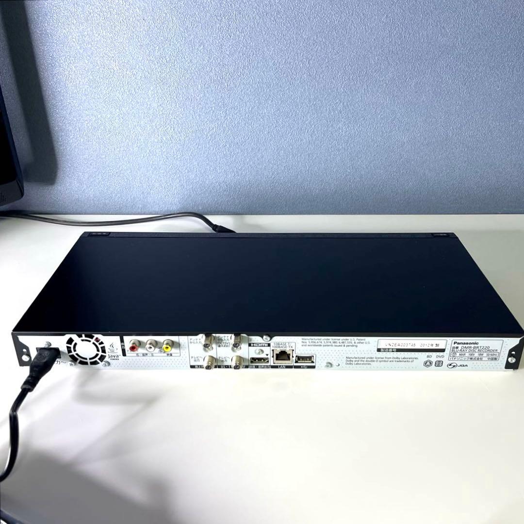 『Panasonic 美品 』ブルーレイディスクレコーダー　DMR-BRT220