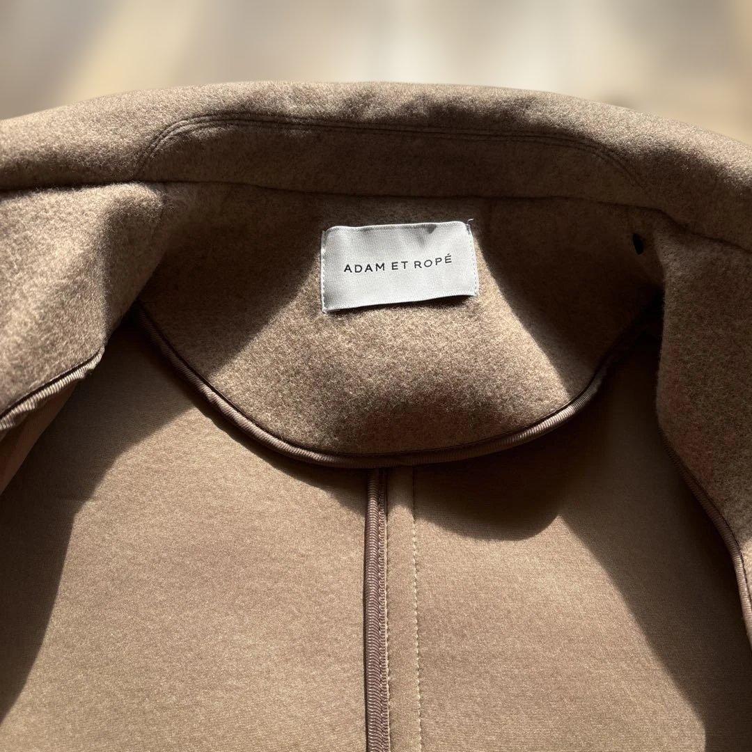 【新品未使用】アダムエロペ　ベージュ　ミドルコート