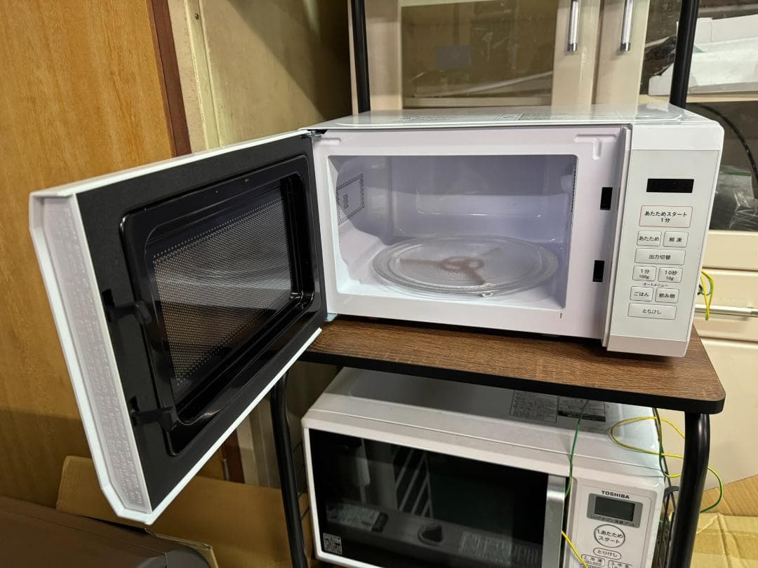 (4459W3)*YAMAZEN 電子レンジ　OB-R17TA(W) 2023年