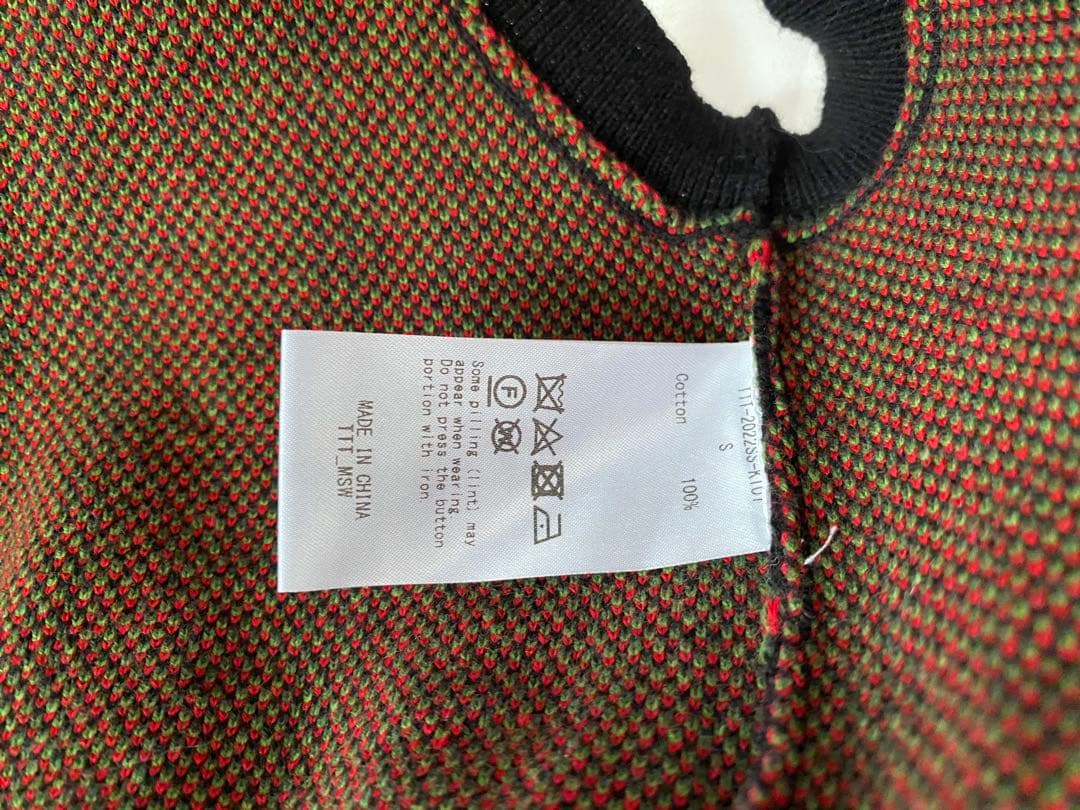 ttt msw 22ss ショート丈　ニットガーデン