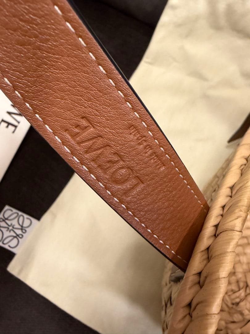 【美品】LOEWE　バスケットバッグ　スモール　ロエベ　かごバッグ　カゴ