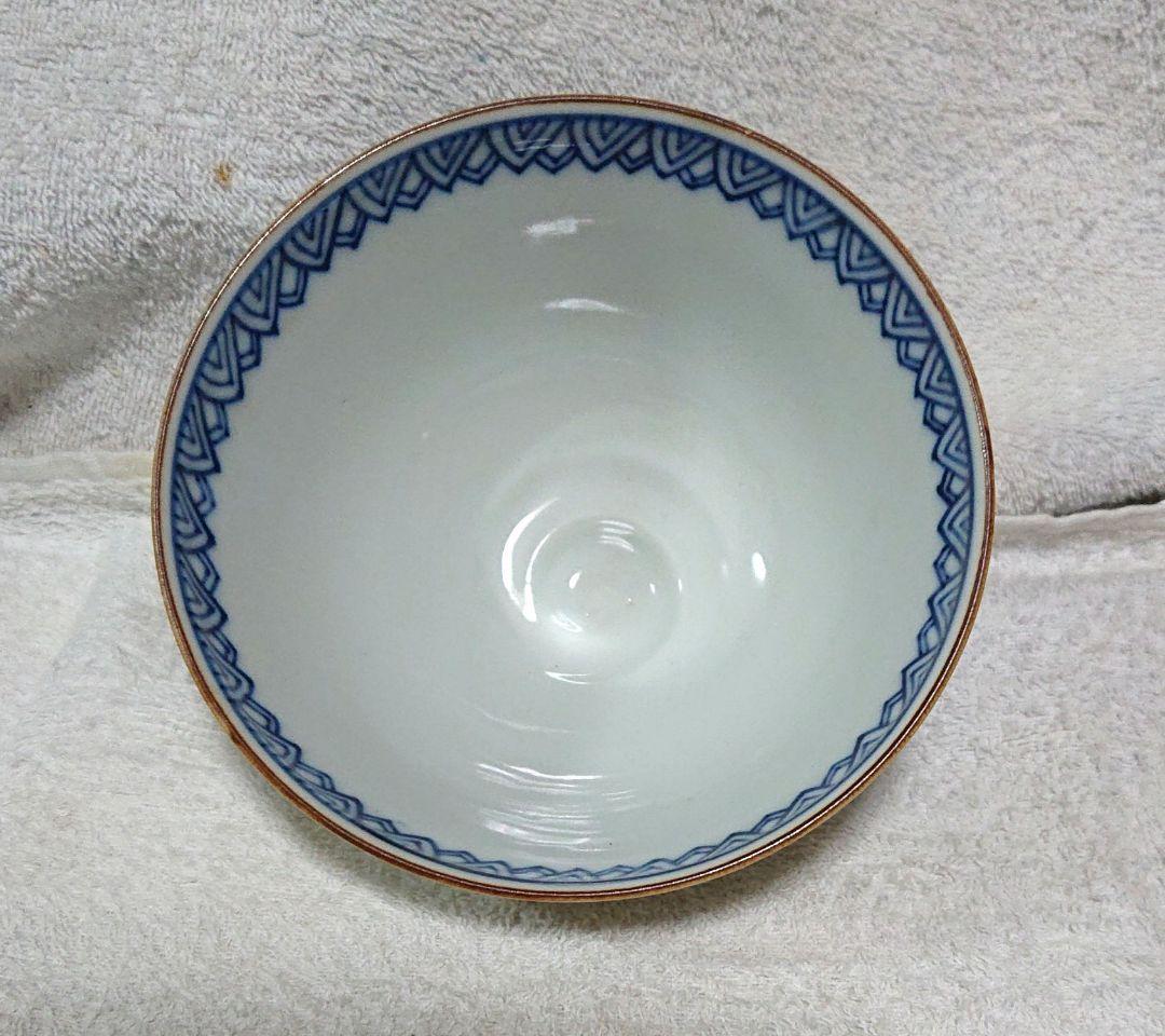 河本礫亭作馬の絵柄 抹茶茶碗 木製箱付きA452