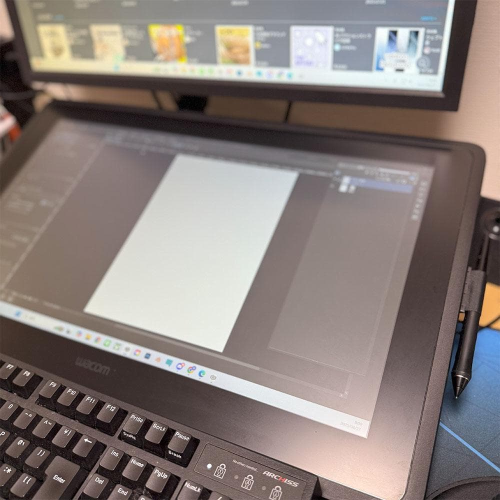 Wacom Cintiq 22本体（2021年製 液晶ペンタブレット）