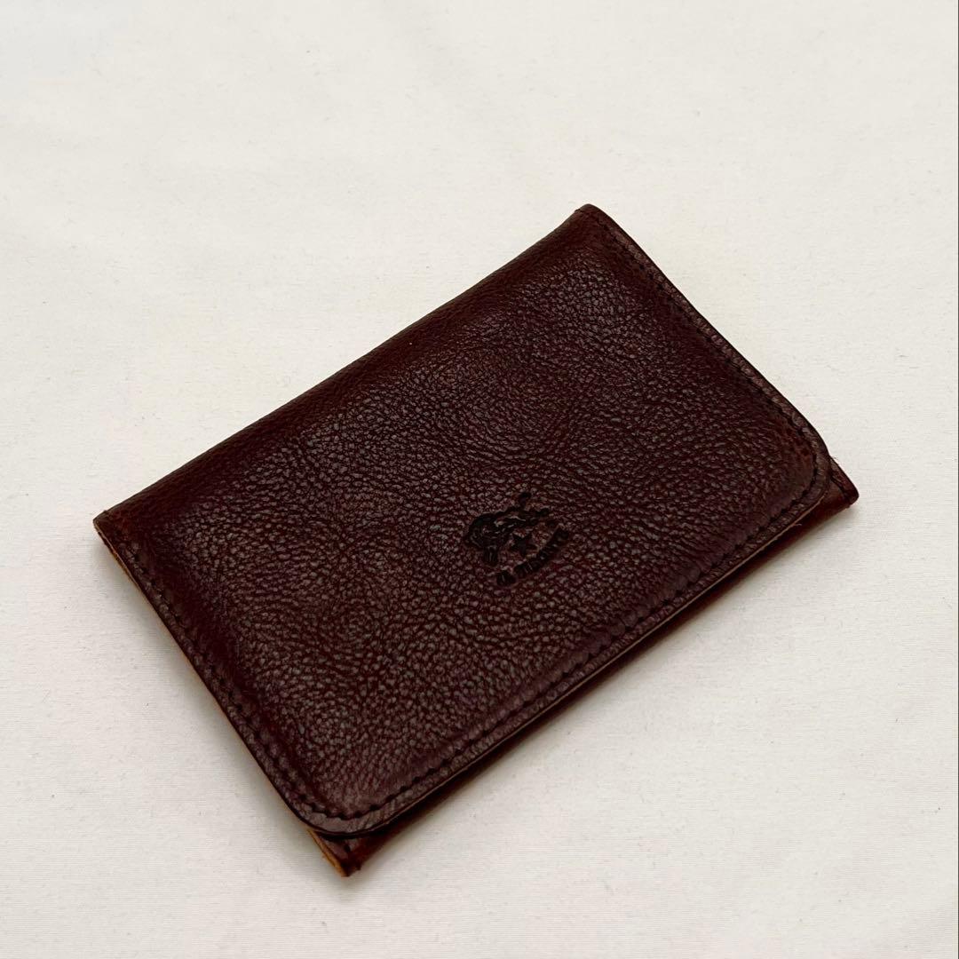 《新品未使用》イルビゾンテ カードケース ☆カフェブラウン（ダークブラウン）☆