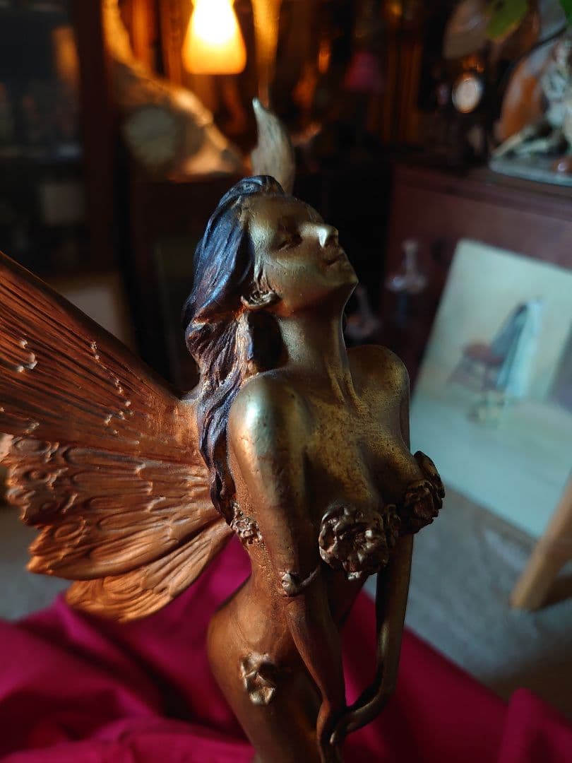 ヴィンテージ　ブロンズ像「勝利の女神」