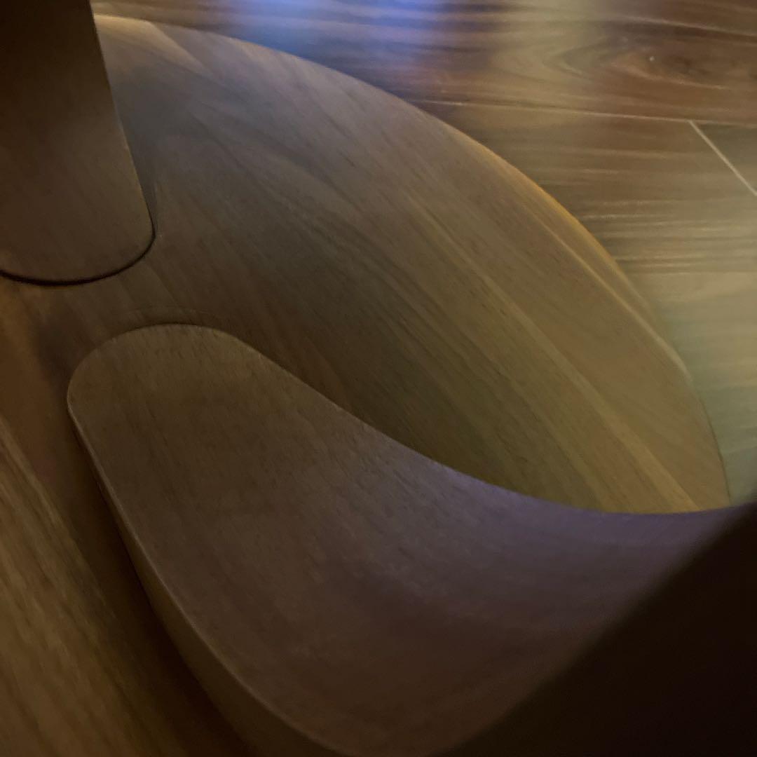 カリモク　ザファースト ダークブラウン オットマン レザー