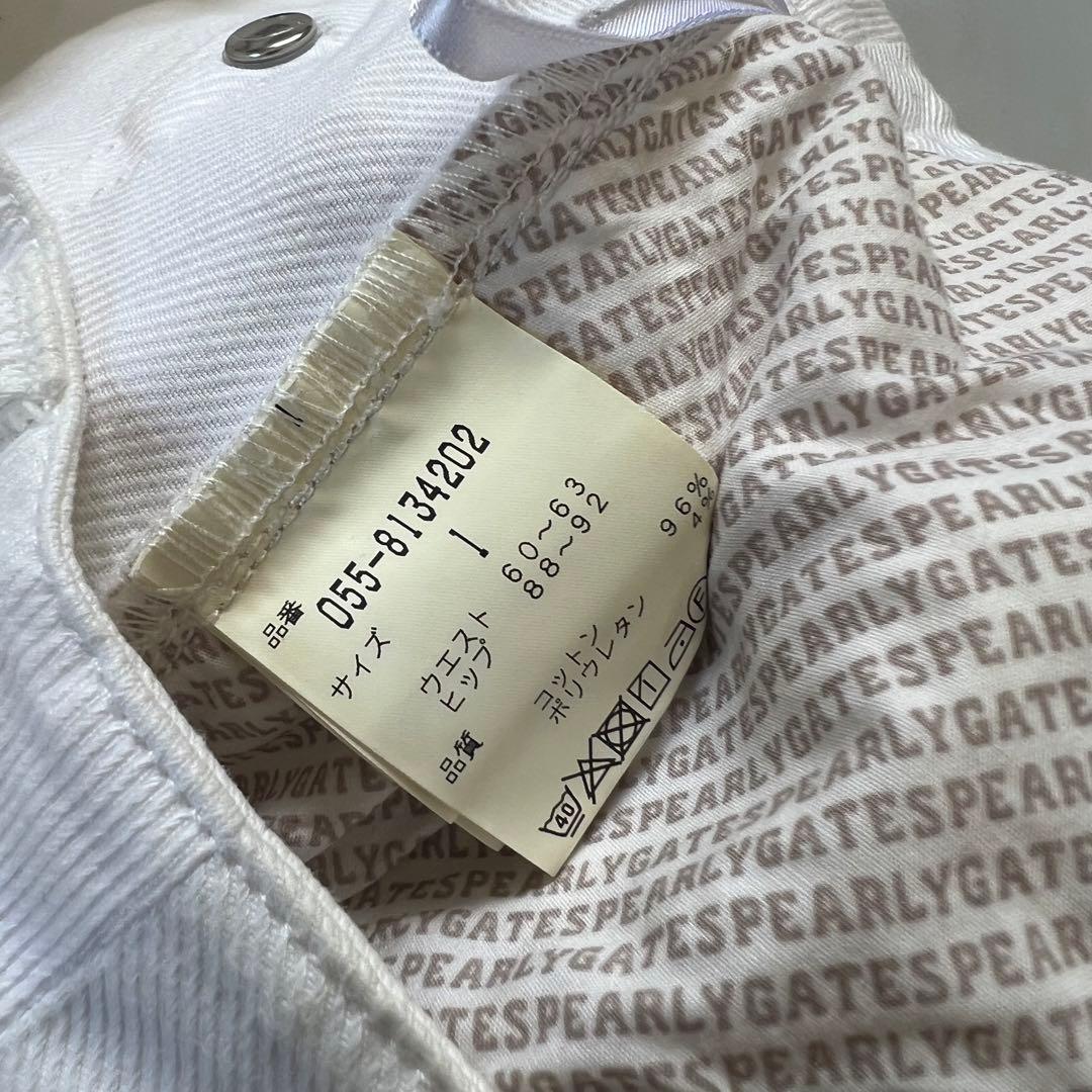 PEARLY GATES パーリーゲイツ　セットアップ　ボーダー　スカート 1