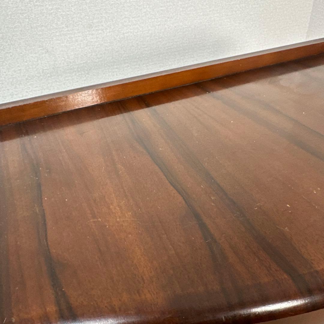 英国アンティークスタイル サーペンタインフロント 猫脚 飾り棚 is2※