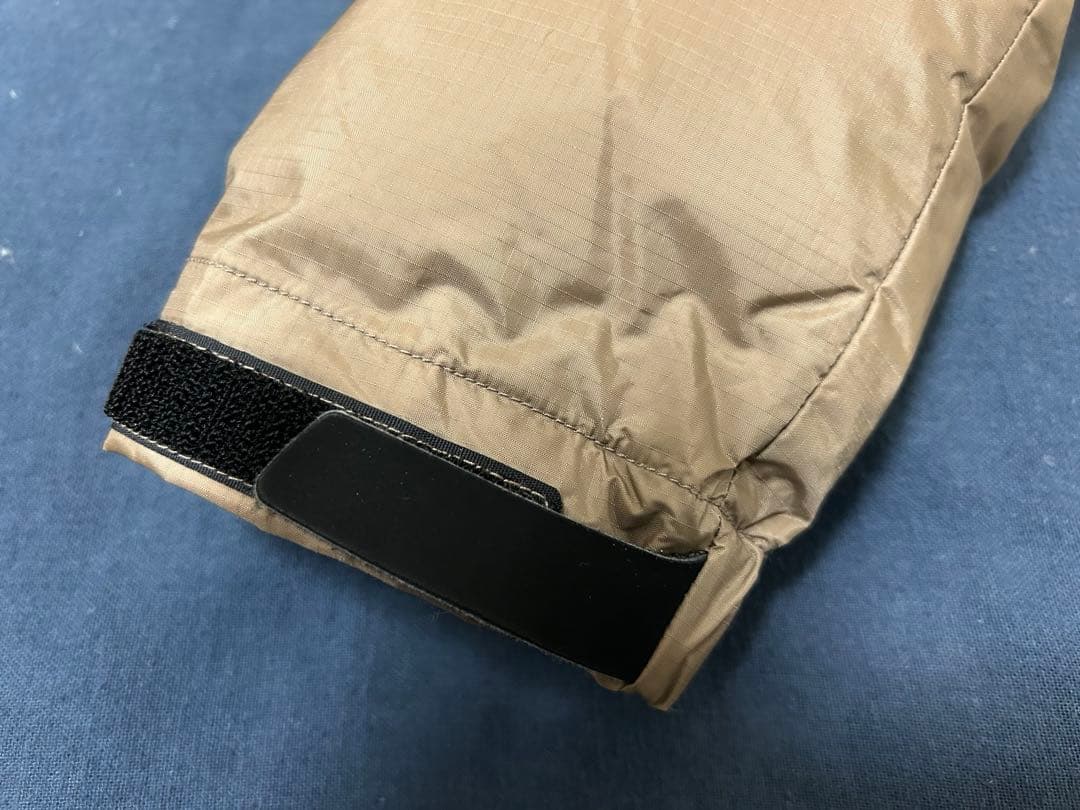 ラ*ン様 ナンガNANGAオーロラスタンドカラーダウンジャケット　ベージュ　Sサ