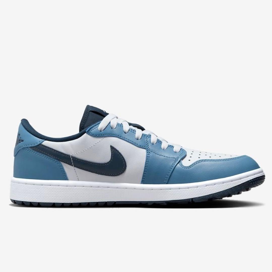 ナイキ ゴルフ ジョーダン 28 スニーカー シューズ 靴 青 天然皮革